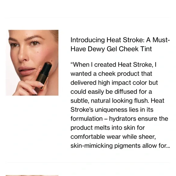 MAKE HEAT STROKE DEWY GEL CHEEK TINT IN BAKED - Picture 4 of 7